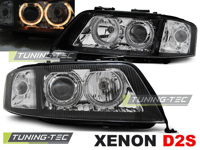 Faruri Angel Eyes pentru Audi A6 10.1999-06.2001 Tuning-Tec - LPAU86