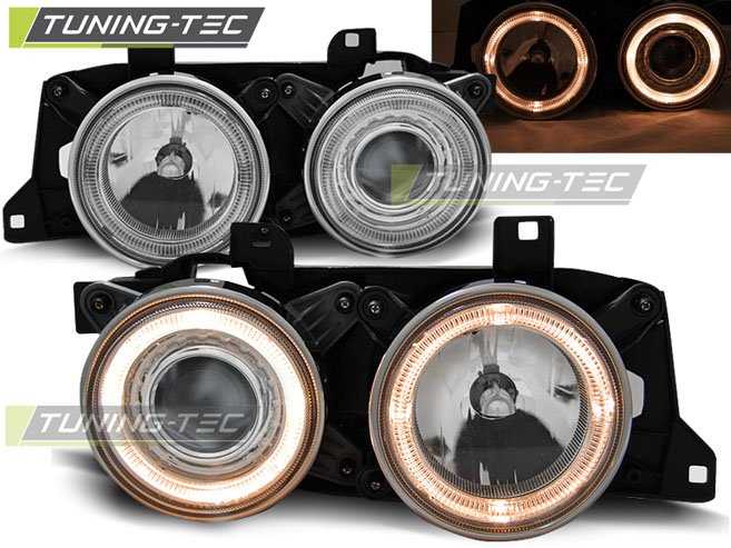 Faruri Angel Eyes pentru BMW E34, E32 Tuning-Tec - LPBM10