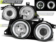 Faruri Angel Eyes pentru BMW E34, E32 Tuning-Tec - LPBM50