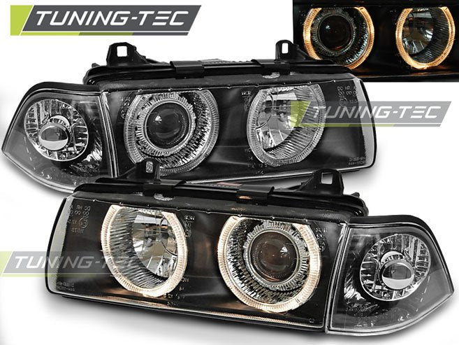 Faruri Angel Eyes pentru BMW E36 12.1990-08.1999 Tuning-Tec - LPBM21