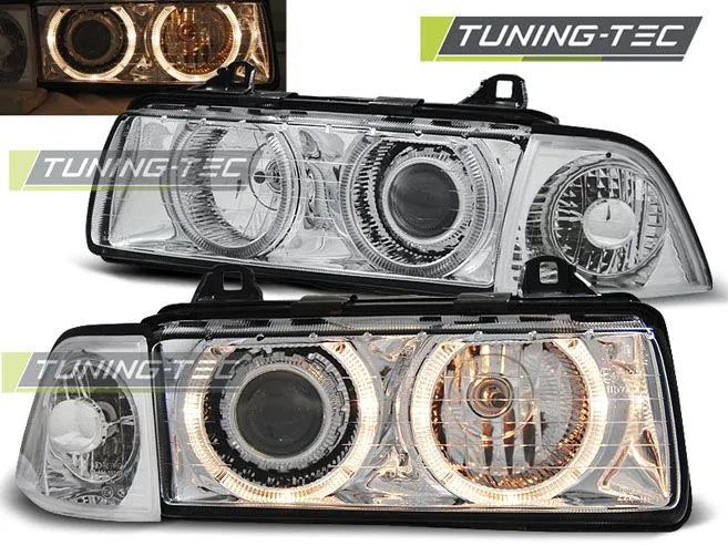 Faruri Angel Eyes pentru BMW E36 12.1990-08.1999 Tuning-Tec - LPBM27