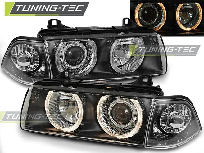 Faruri Angel Eyes pentru BMW E36 12.1990-08.1999 Tuning-Tec - LPBM35