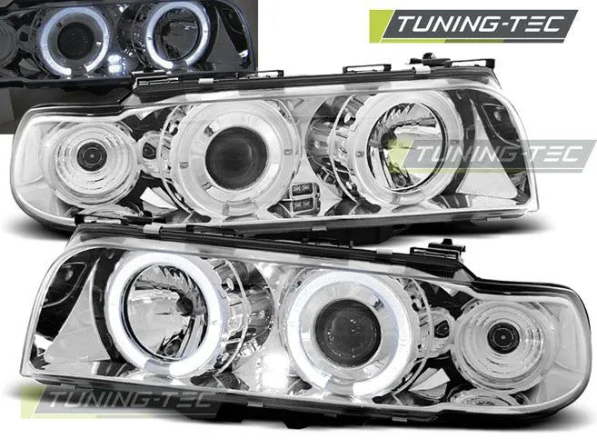 Faruri Angel Eyes pentru BMW E38 06.94 - 08.98 Tuning-Tec - LPBM36