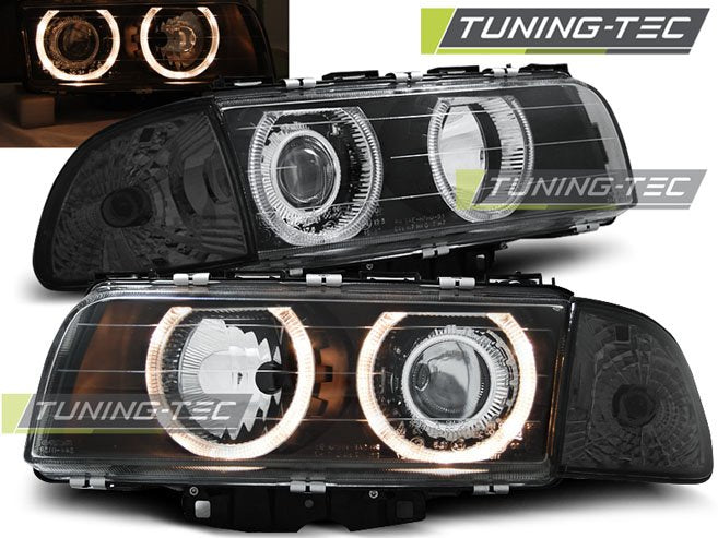 Faruri Angel Eyes pentru BMW E38 09, 98 - 07, 01. Tuning-Tec - LPBM24