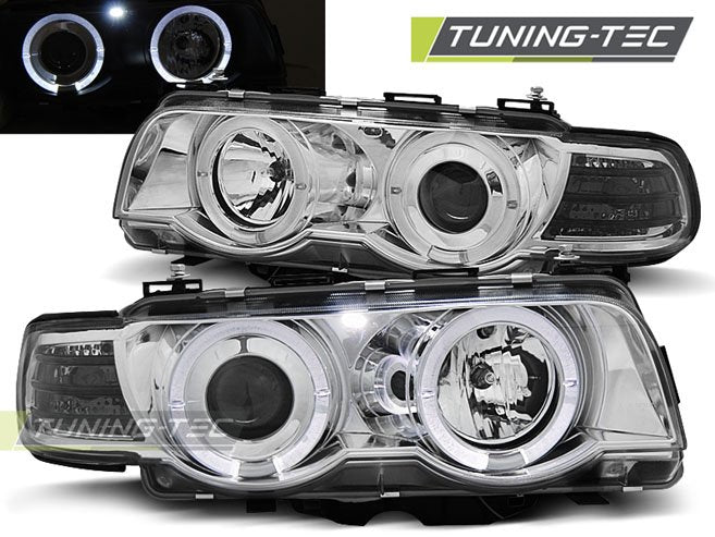 Faruri Angel Eyes pentru BMW E38 09.98-07.01 Tuning-Tec - LPBM71