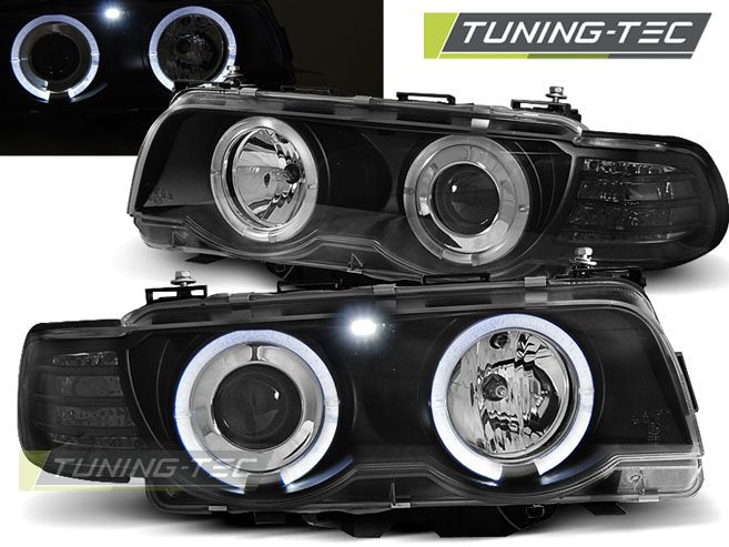 Faruri Angel Eyes pentru BMW E38 09.98-07.01 Tuning-Tec - LPBM72