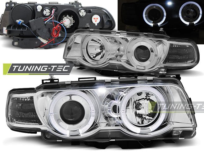 Faruri Angel Eyes pentru BMW E38 09.98-07.01 Tuning-Tec - LPBM73