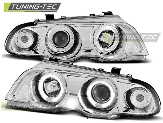 Faruri Angel Eyes pentru BMW E46 05.1998-08.2001 Tuning-Tec - LPBM38