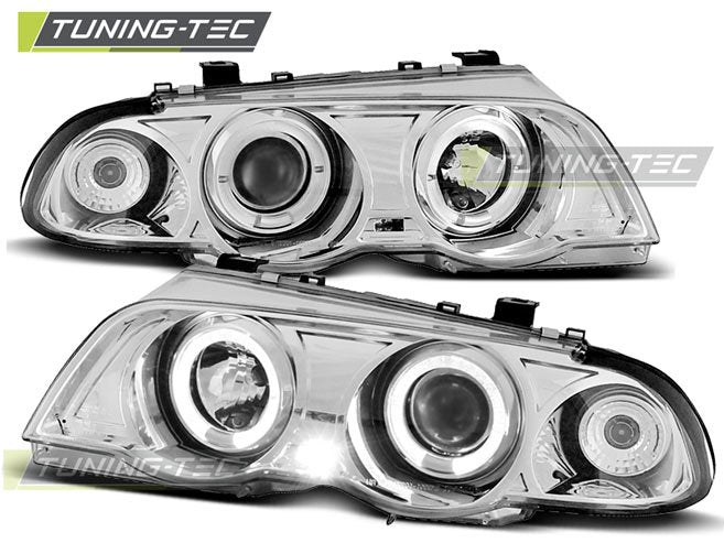 Faruri Angel Eyes pentru BMW E46 05.1998-08.2001 Tuning-Tec - LPBM38