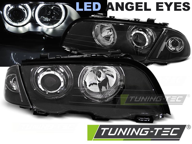 Faruri Angel Eyes pentru BMW E46 05.1998-08.2001 Tuning-Tec - LPBMG1