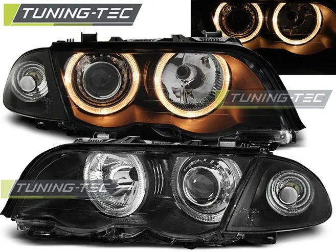 Faruri Angel Eyes pentru BMW E46 05.98-08.01 Tuning-Tec - LPBM41
