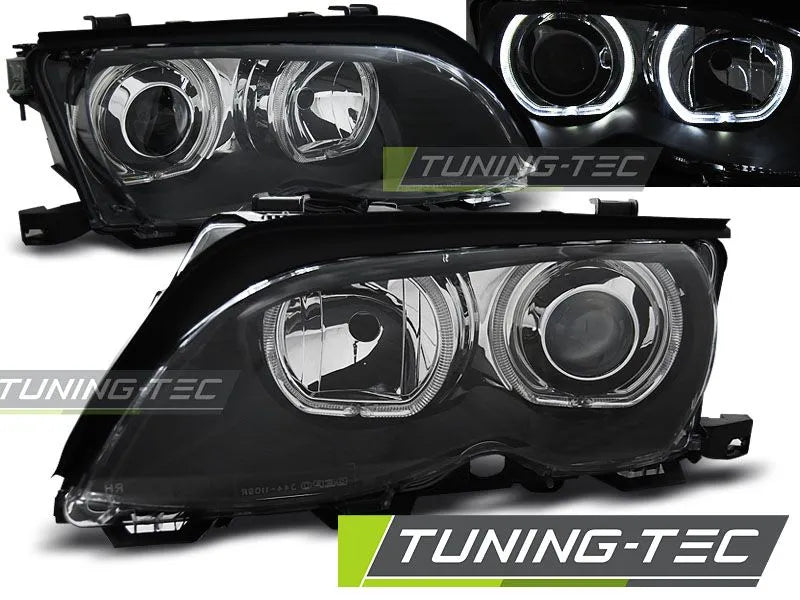 Faruri Angel Eyes pentru BMW E46 09.01-03.05 Tuning-Tec - LPBMD8