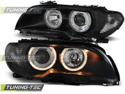 Faruri Angel Eyes pentru BMW E46 2003.04-2006 Tuning-Tec - LPBM84