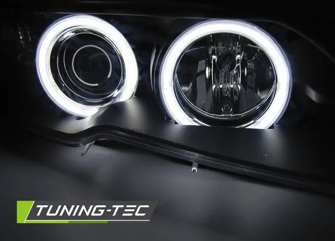 Faruri Angel Eyes pentru BMW E46 Coupe, Cabrio 04.2003-2006 Tuning-Tec - LPBMH5