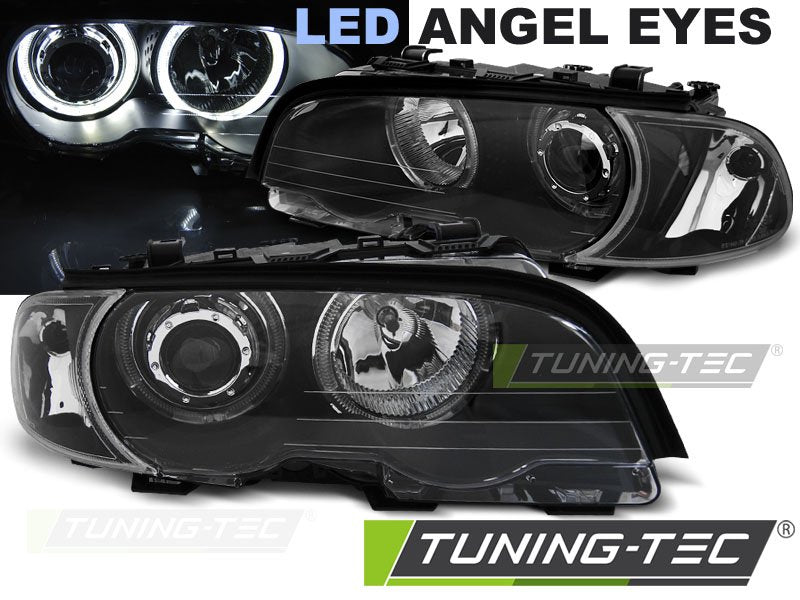 Faruri Angel Eyes pentru BMW E46 Coupe, Cabrio 1999-03.2003 Tuning-Tec - LPBMG5