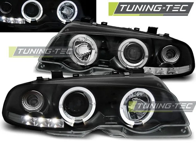 Faruri Angel Eyes pentru BMW E46 Coupe/Cabrio 99-03 Tuning-Tec - LPBM49