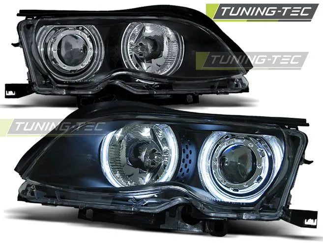 Faruri Angel Eyes pentru BMW E46 Sedan/Touring 01-05 Tuning-Tec - LPBM32