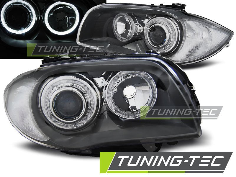Faruri Angel Eyes pentru BMW E87 E81 2004-2007 Tuning-Tec - LPBMD6