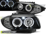 Faruri Angel Eyes pentru BMW E87, E81 Tuning-Tec - LPBM80