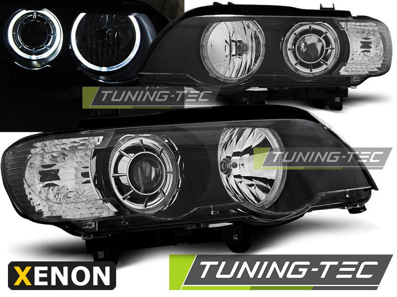 Faruri Angel Eyes pentru BMW X5 E53 09.1999-10.2003 Tuning-Tec - LPBMD3