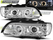 Faruri Angel Eyes pentru BMW X5 E53 09.99-10.03 Tuning-Tec - LPBM42
