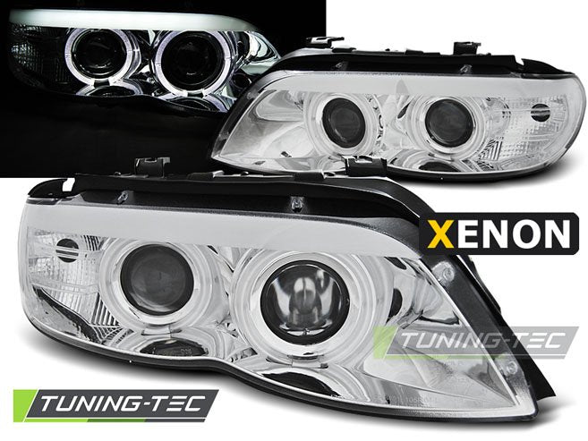 Faruri Angel Eyes pentru BMW X5 E53 11.03-06 Tuning-Tec - LPBMC2
