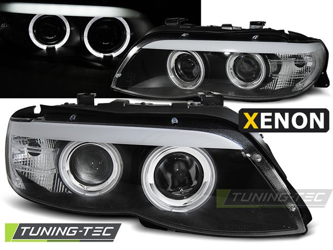 Faruri Angel Eyes pentru BMW X5 E53 11.03-06 Tuning-Tec - LPBMC3