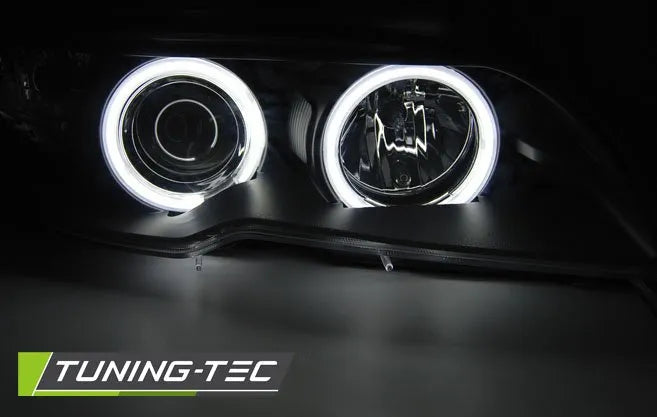 Faruri Angel Eyes pentru Bmw E46 04.03-06 Tuning-Tec - LPBMH3