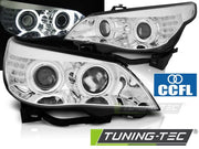 Faruri Angel Eyes pentru Bmw E60/61 03-07 Tuning-Tec - LPBMH8