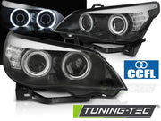Faruri Angel Eyes pentru Bmw E60/61 03-07 Tuning-Tec - LPBMH9