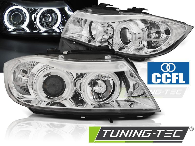 Faruri Angel Eyes pentru Bmw E90/E91 03-05-08.08 Tuning-Tec - LPBMH6