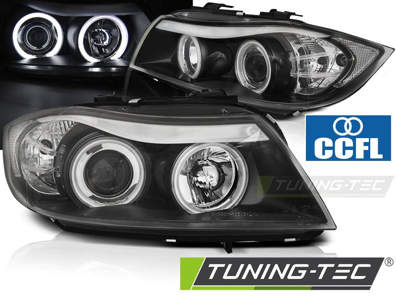 Faruri Angel Eyes pentru Bmw E90/E91 03.05-08.08 Tuning-Tec - LPBMH7