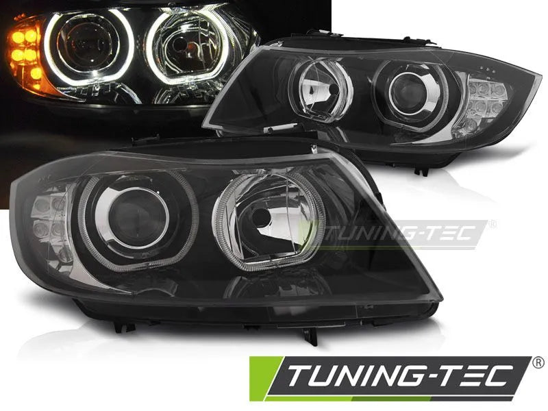 Faruri Angel Eyes pentru Bmw E90/E91 03.05-11 Tuning-Tec - LPBMJ1