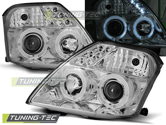Faruri Angel Eyes pentru Citroen C2 03-10 Tuning-Tec - LPCI07