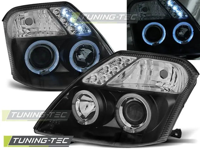Faruri Angel Eyes pentru Citroen C2 03-10 Tuning-Tec - LPCI08