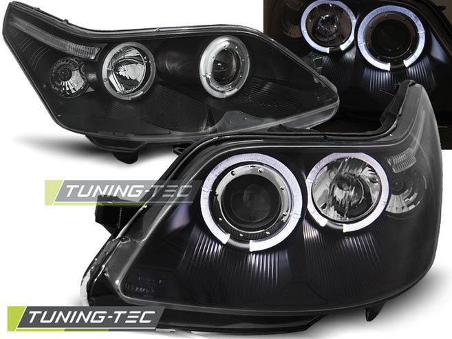 Faruri Angel Eyes pentru Citroen C4 04-10 Tuning-Tec - LPCI10