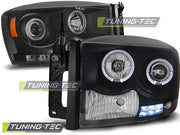 Faruri Angel Eyes pentru DODGE RAM 06-08 Tuning-Tec - LPDO06
