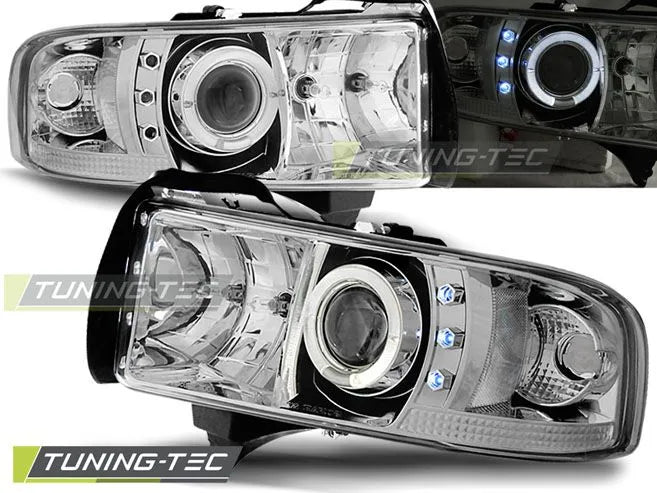 Faruri Angel Eyes pentru DODGE RAM 94-01 Tuning-Tec - LPDO01