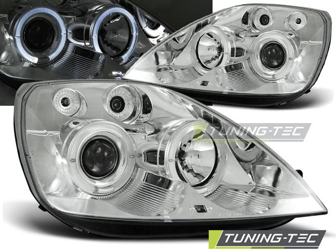 Faruri Angel Eyes pentru Ford Fiesta Tuning-Tec - LPFO08