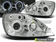 Faruri Angel Eyes pentru Ford Fiesta Tuning-Tec - LPFO08