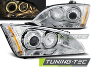 Faruri Angel Eyes pentru Ford Focus II 09.2004-01.2008 Tuning-Tec - LPFO67