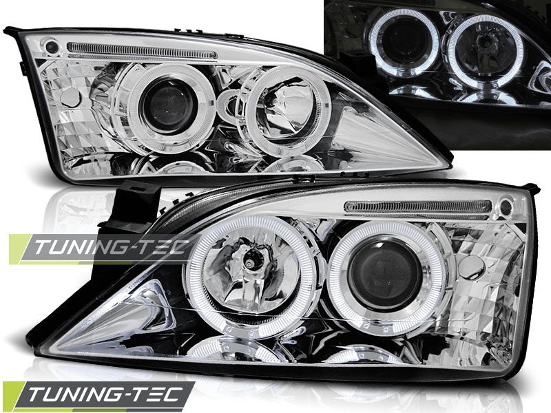 Faruri Angel Eyes pentru Ford Mondeo 09.00-05.07 Tuning-Tec - LPFO34