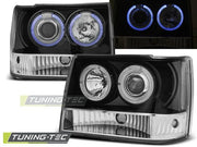 Faruri Angel Eyes pentru Jeep Grand Cherokee 1993-1998 Tuning-Tec - LPCH12