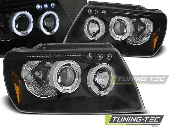 Faruri Angel Eyes pentru Jeep Grand Cherokee 99-05 Tuning-Tec - LPCH04