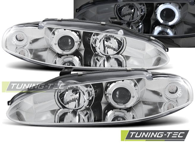 Faruri Angel Eyes pentru Mitsubishi Eclipse 06.1995-1996 Tuning-Tec - LPMI01