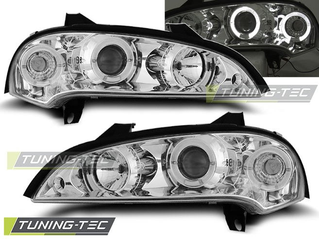 Faruri Angel Eyes pentru OPEL TIGRA 09.94-12.00 Tuning-Tec - LPOP11