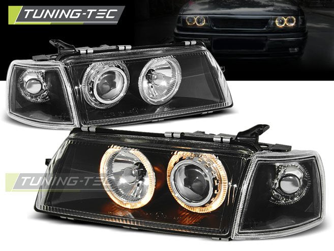 Faruri Angel Eyes pentru OPEL VECTRA A 09.88-10.95 Tuning-Tec - LPOP08
