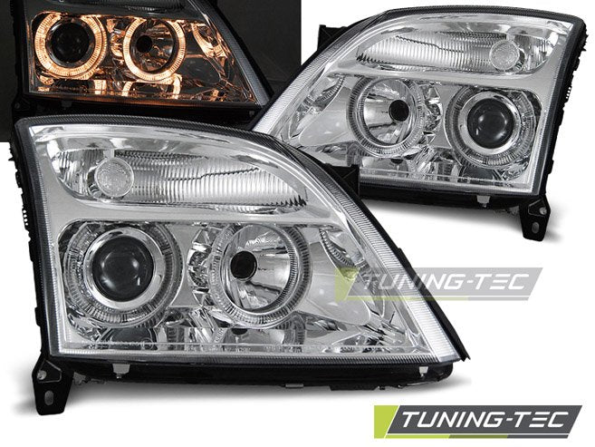 Faruri Angel Eyes pentru OPEL VECTRA C 04.02-08.05 Tuning-Tec - LPOP25