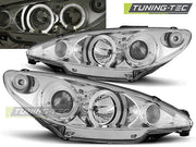 Faruri Angel Eyes pentru PEUGEOT 206 10.98-02 Tuning-Tec - LPPE06