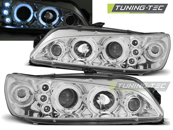Faruri Angel Eyes pentru PEUGEOT 306 05.97-03.01 Tuning-Tec - LPPE16